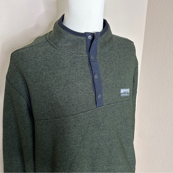Eddie Bauer Men’s 1/4 Snap sweater fleece pull over | size XL - Picture 3 of 9